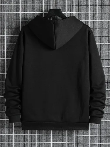 Vista 2 de SHENHE Chaqueta térmica de manga larga con capucha y bolsillos para hombre con estampado floral