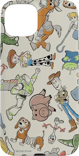 Vista 9 de Disney y Pixar's Toy Story 4 Personajes Retro Print Case para iPhone 17
