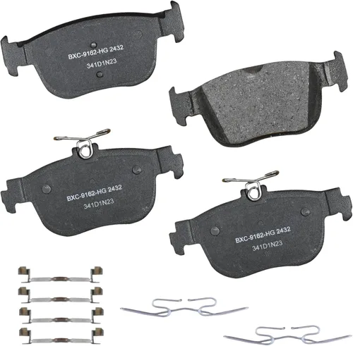 Vista 137 de Pastillas de freno traseras cerámicas Bendix Premium SBC1337 para Cadillac CTS 2014-2008, SRX 2016-2010, Chevrolet Camaro 2015-2010, Saab 9-4X 2011