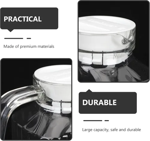 Vista 9 de Zerodeko Jarra de agua conveniente Hervidor de agua de gran capacidad Contenedor de bebidas de gran capacidad