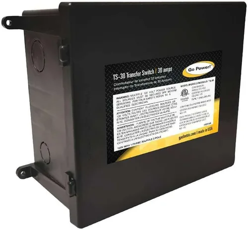 Vista 2 de Marca Go Power! Interruptor de transferencia automática de 30 amperios TS 30 30.