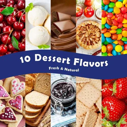 Vista 2 de Holamay - Aceite aromático de postres y panadería para hacer jabón y velas, aceites perfumados de primera calidad de 20 x 0.18 onzas líquidas