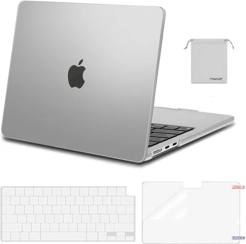 Vista 32 de MOSISO Funda compatible con MacBook Air de 13 pulgadas 2025 2024 2023 2022 M4 A3240 M3 A3113 M2 A2681, carcasa rígida de plástico, cubierta