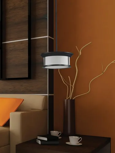 Vista 2 de Z-Lite 2002F10-BN Sonna Two Light Techo, marco de acero, acabado de níquel cepillado y sombra de ópalo mate de material de vidrio