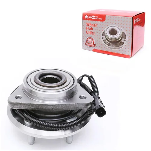 Vista 41 de FKG 513253 Conjunto de buje de cojinete de rueda delantera para A3 TT (Quattro), VW Tiguan Passat Jetta Golf CC EOS Beetle, brida de 4 pernos