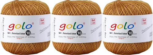 Vista 120 de golo 24 bolas hilo de ganchillo tamaño 10 hilo para tejer a mano hilo de ganchillo 10-24-1