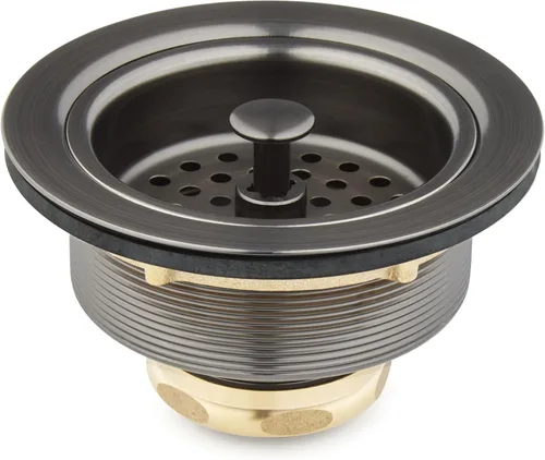 Vista 11 de Signature Hardware 482758 Colador de cesta de 4-1/2" con cordal - Latón envejecido