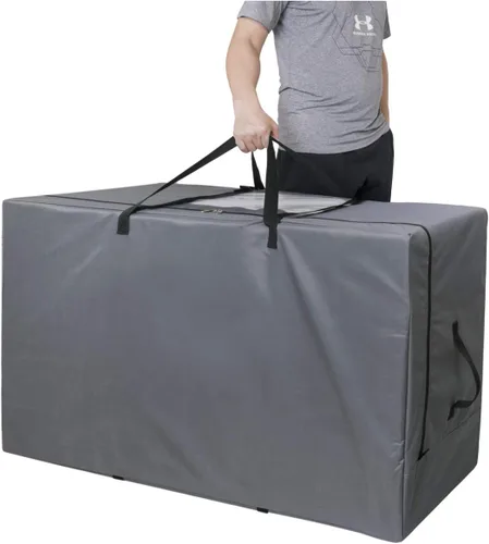 Vista 9 de Cuddly Nest Bolsa de almacenamiento plegable para colchón, funda de transporte resistente para cama de invitados de tres pliegues