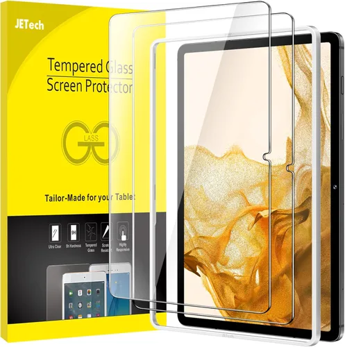 Vista 13 de JETech Protector de pantalla para Samsung Galaxy Tab S6 Lite (10.4 pulgadas, modelo 2024/2022/2020) con marco de fácil instalación, película