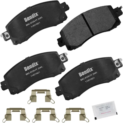 Vista 142 de Bendix Pastillas de freno delanteras de cerámica Priority1 CFC465AK2 para Acura EL 2005-1997, Honda Civic 2011-1996, Insight 2014-2010
