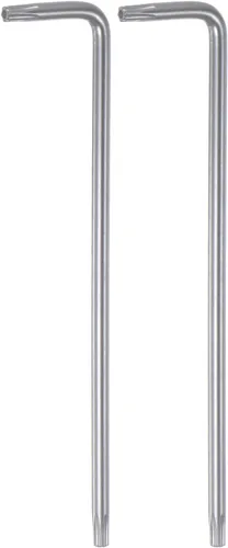 Vista 13 de HARFINGTON 2 unids T10 a prueba de manipulaciones Torx Star Key Bit Llave en forma de L 3.58 "brazo largo de acero de alto carbono herramienta