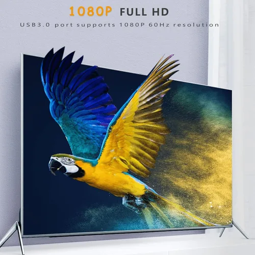 Vista 5 de Adaptador USB 3.0 a VGA para monitor Windows 11/10/8, para portátil, múltiples monitores para PC de escritorio TV