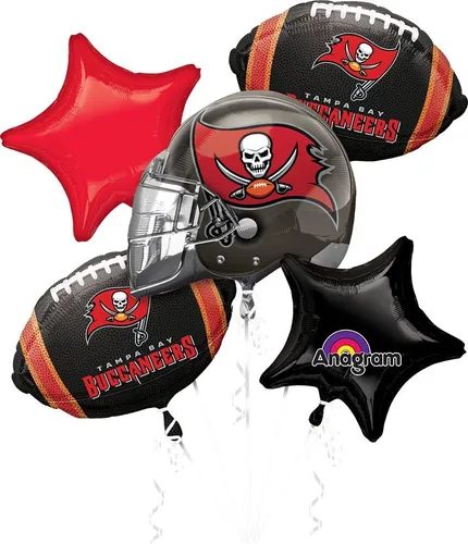 Vista 18 de Anagram Cleveland Browns - Ramo de globos de fútbol americano de la NFL, 5 piezas