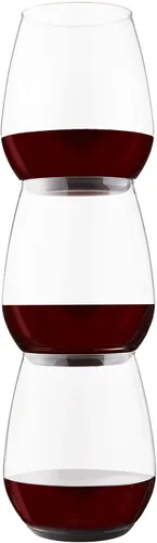 Vista 4 de TOSSWARE POP - Juego de 12 copas de vino de plástico transparente de 18 onzas, de calidad premium, reciclables, irrompibles y cristalinas, 12