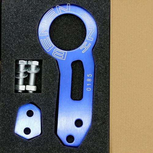 Vista 7 de Heart Horse Gancho de remolque trasero para automóvil universal, JDM parachoques de liberación rápida, anillo de remolque automático, aleación