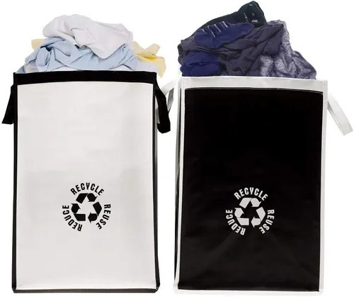Vista 6 de Lily Queen - Bolsas de basura de reciclaje para la cocina y el hogar, base impermeable para botes de clasificación de basura, cestas