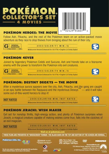Vista 2 de Pokémon 4 Movie Collection