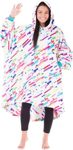 Vista 21 de THE COMFY Dream From Shark Tank Patented No Sherpa Light Wearable Blanket Hoodie Gift for Women & Men One