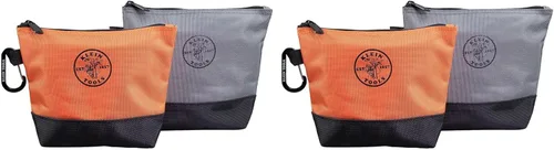 Vista 12 de Klein Tools 55470 - Bolsa utilitaria, bolsas de herramientas con cremallera de pie, tejido balístico resistente 1680d, parte inferior reforzada