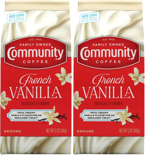 Vista 26 de Community Coffee Caramelo sabor a mantequilla de galletas de 12 onzas, café molido de tostado medio, bolsa de 12 onzas (paquete de 1)