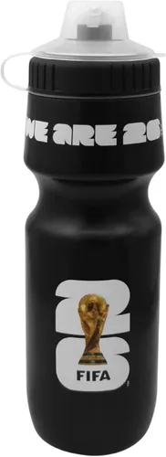 Edición oficial de la Copa Mundial de la FIFA 2026, botella de agua recargable de 24 onzas, sin BPA, reutilizable, apta para lavavajillas con tapa