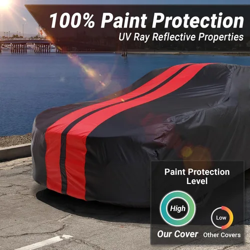 Vista 91 de iCarCover Funda de automóvil personalizada de alta calidad para Mazda 1200 1970, resistente, impermeable, para todo tipo de clima, lluvia, nieve