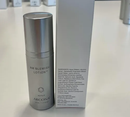Vista 6 de ARCONA AM Blemish Lotion - 3% salicílico, 2% ácidos lácticos, extracto de árbol de té, hamamelis, aceite de semilla de jojoba, no irritante