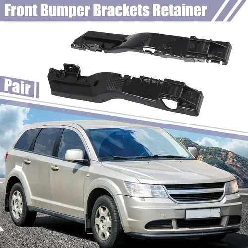 Vista 5 de Unifizz 5178411AD 5178410AD 1 par de soporte de parachoques delantero izquierdo y derecho para Dodge Journey 2009-2017