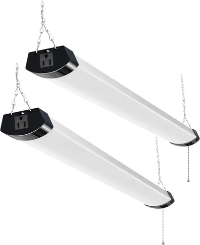 hykolity lámpara de tienda LED de 4 pies, 70 W enchufable, 8000 lm (equivalente a 300 W), 5000 K, lámparas de tienda LED para garajes, talleres,