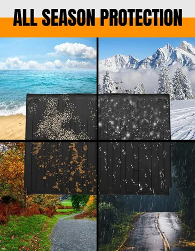 Vista 6 de HAKA TOUGH Forro de cama de carga para Can Am Defender HD 5 HD 8 HD 10 MAX 2016-2025 Accesorios Tapete de cama de carga de material TPE