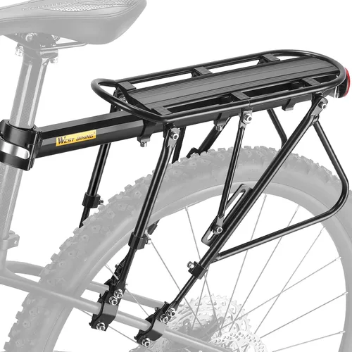 West Biking Portabicicletas, capacidad de 220 libras, rodamientos sólidos, universal, ajustable, para equipaje de bicicleta, soporte para equipo de