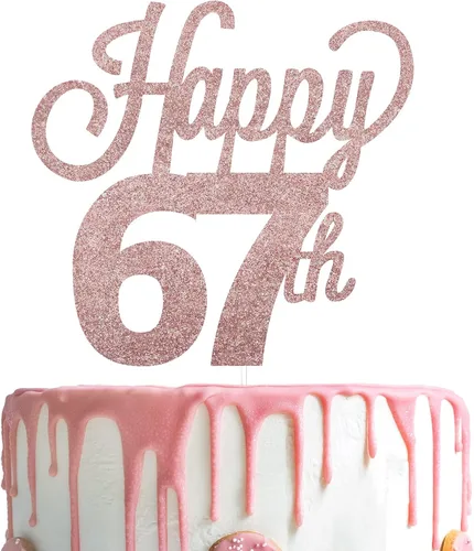 Vista 115 de LINGTEER - Decoración para pastel con texto "Happy Birthday 100", color negro