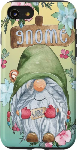 Vista 18 de Funny Gnome Home Graphic for Women and Garden Mom Spring Case for iPhone 17