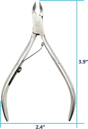 Vista 3 de ClipperPro® - Pinzas de cutícula de acero inoxidable para el cuidado de uñas, pedicura, manicura, herramientas de uñas, herramienta para quitar