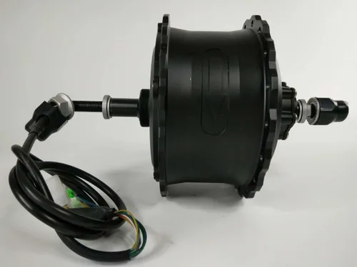 Vista 5 de NBPOWER Motor de buje trasero de 48 V 750 W para kit de conversión de bicicleta eléctrica de neumáticos gruesos, ancho de abandono: 6.693 in