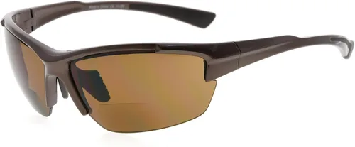 Vista 39 de Eyekepper TR90 Marco Bifocal Deportes Gafas de sol Béisbol Correr Pesca Conducción Golf Softbol Senderismo Lectores de sol