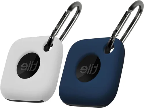 Vista 5 de Geiomoo Funda de silicona para Tile Mate 2024, Tile Mate 2022, funda suave resistente a los arañazos con mosquetón