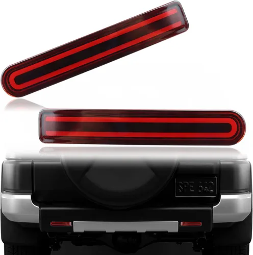 Vista 7 de Lente ahumada Switchback - Faro delantero LED blanco/ámbar compatible con Toyota FJ Cruiser 2007-2021, accesorios funcionan como lámpara