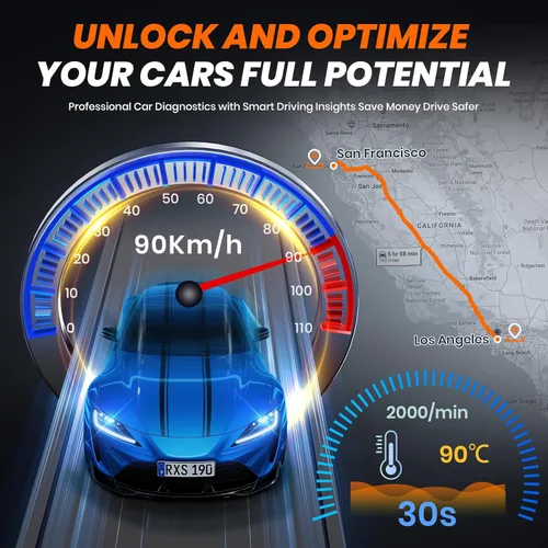 Vista 9 de ANCEL AD310BT Escáner OBD2 Bluetooth (Actualizado) - Lector de códigos del motor, escáner automotriz con aplicación premium para iOS y Android