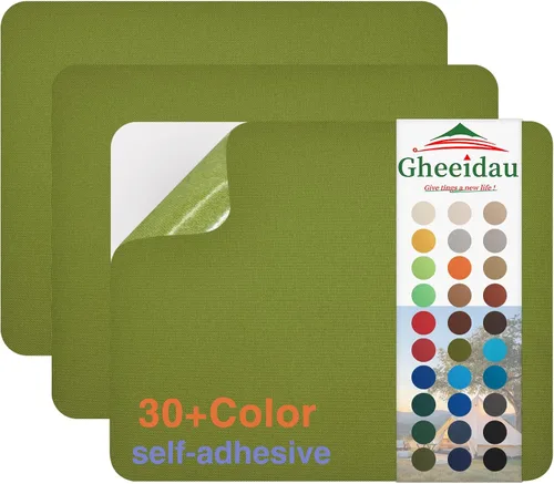 Vista 24 de Parche de reparación de lienzo de 9 x 11 pulgadas, 3 piezas, impermeable, parche de reparación de tela autoadhesiva para tiendas de campaña