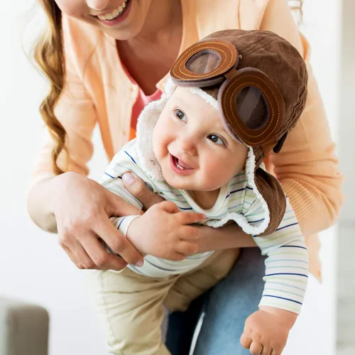 Vista 7 de Gorro con orejeras con polar, muy cálido, estilo aviador. Ideal para niños, de Happy Will Pilot., Talla libre, Marrón