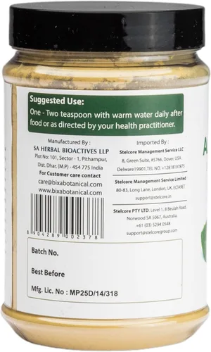 Vista 3 de bixa BOTANICAL Polvo de hoja de aloe vera Aloe barbadensis 7.05 oz / 7 onzas
