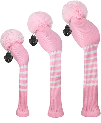 Vista 11 de Scott Edward Golf Headcovers for Woods Set of 3 Fits Well Driver(460cc) Fairway Wood and Hybrid(UT),Beautiful and Interesting Patterns