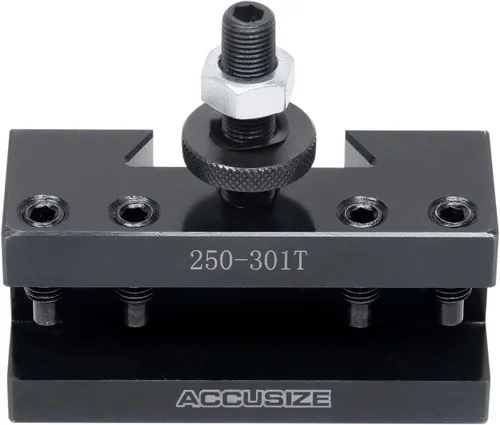 Vista 2 de Accusize Industrial Tools - Soporte CXA para torneado y rectificado, para herramientas de torneado de 1 pulgada, portaherramienta de cambio rápido