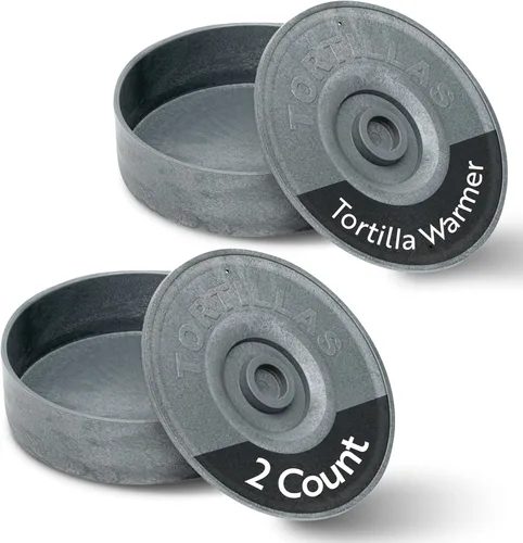 Vista 18 de Restaurantware Calentador de tortillas de 8.5 x 2.3 pulgadas, 1 soporte para tortilla para microondas, tapa incluida, soporte de tortilla