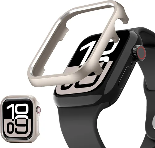 Vista 11 de NINKI Funda protectora para Apple Watch Ultra 2 de 1.929 in, color negro con rojo, a prueba de golpes, de TPU suave, funda protectora para Apple