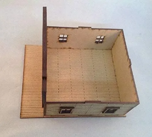 Vista 4 de Banco 1.102 in MDF Kit Tombstone Desperado Legends Wild West Terrain