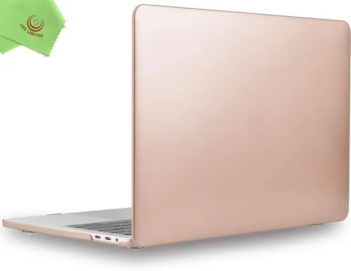Vista 63 de UESWILL Estuche rígido mate suave compatible con MacBook Pro de 15 pulgadas con Touch Bar y USB-C de 2016-2019, modelo A1990 A1707, negro