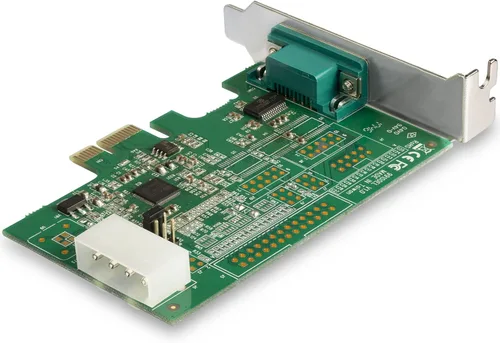 Vista 4 de StarTech.com Tarjeta adaptadora PCI Express RS232 de 1 puerto serie - Tarjeta controladora de host serie PCIe RS232 - PCIe a Serial DB9 - UART 16950