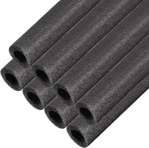 uxcell Tubo de espuma de 1.64 pies de longitud 0.59 pulgadas de diámetro interior, 0.98 pulgadas de diámetro exterior, cubierta de tubo hueco para